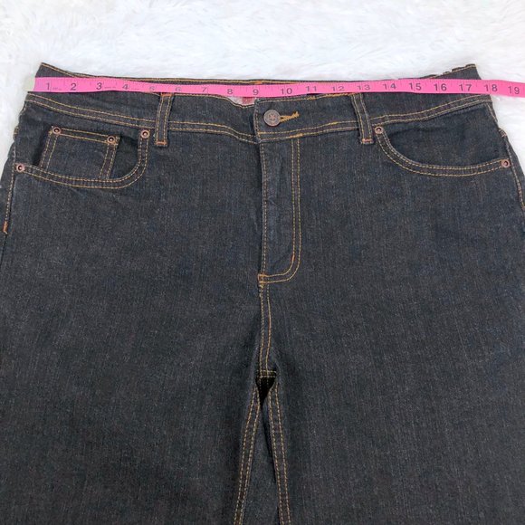 ✅SOLD✅Faded Glory Dark Blue Jeans Mid Rise Bootcut - Picture 5 of 10